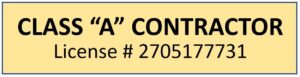 Contractors A Licence